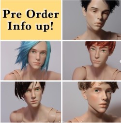 ​New Collection of Male Dolls – Pre-order Coming