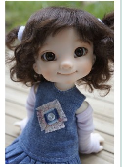 Smiling Adorable Doll by Lindamacariodolls