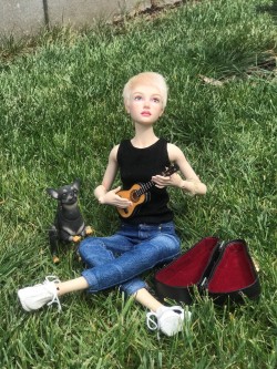 Natalia Loseva doll: Zaya and music