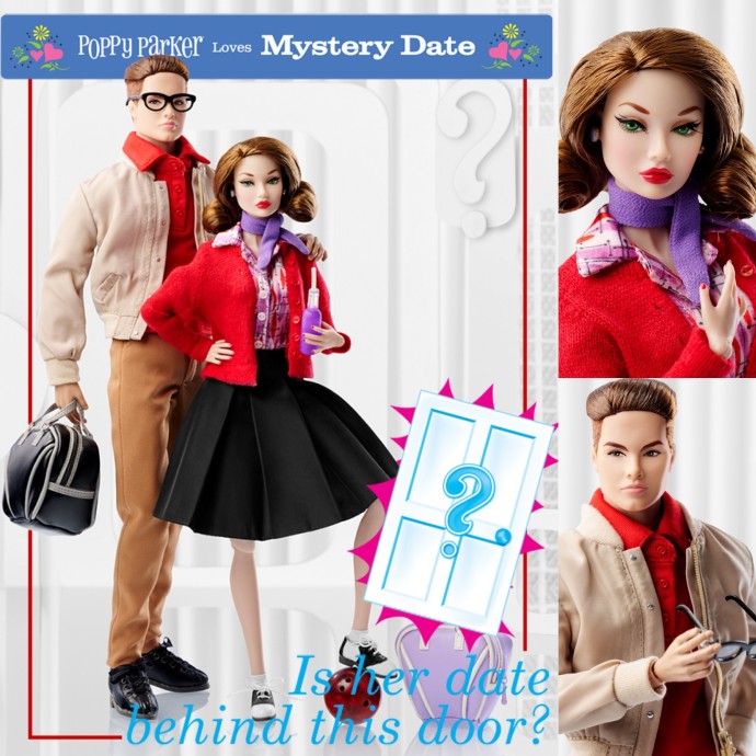 Poppy Parker Loves Mystery Date Bowling Date 2 Doll Gift Set 
