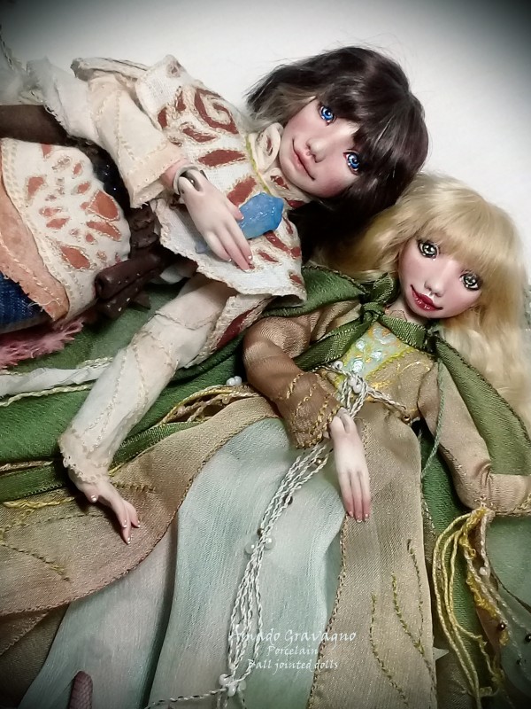 gelfling art brian froud jim henson jen kira dark crystal porcelain ball jointed doll bjd handmade